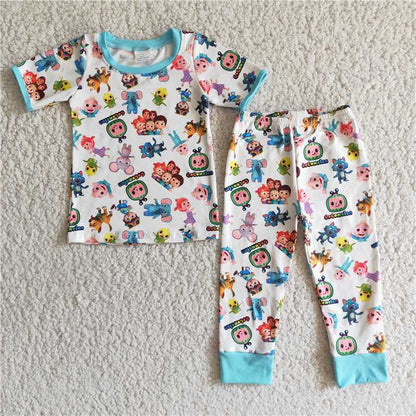 fall winter boys match girl outfits pajamas sets