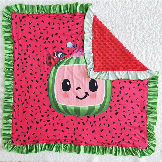 Watermelon Kids blankets size 29X32.68 inches milk silk and cotton