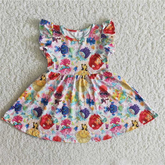 carton girls dress summer skirt