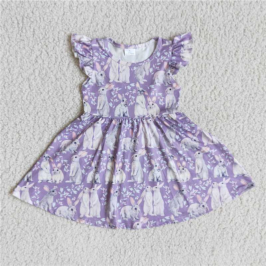 flower bunny girls dress rabbit easter skirt