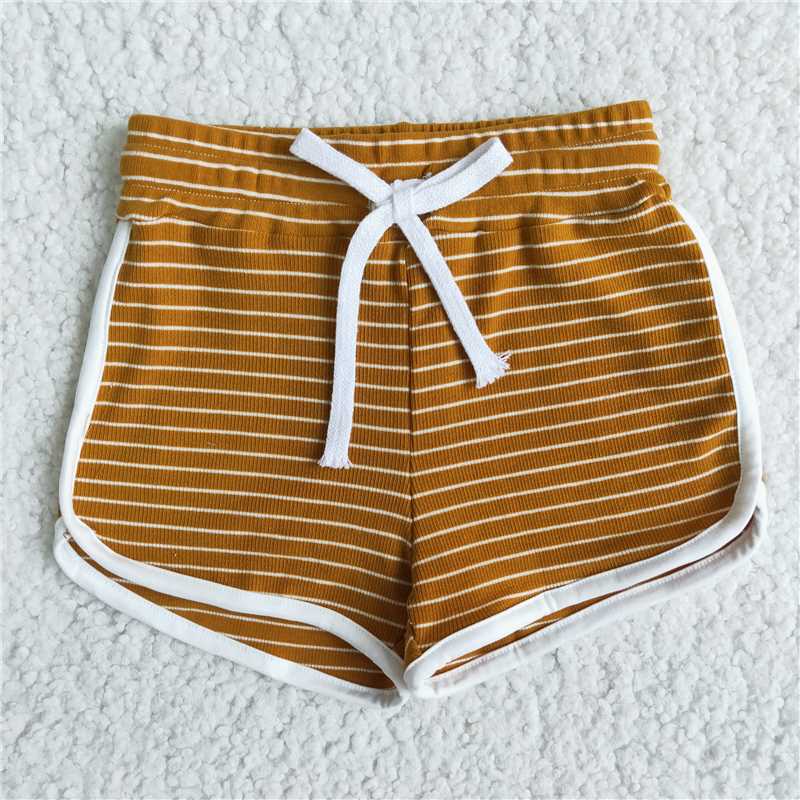 Cotton Shorts kids girls summer shorts elastic waist