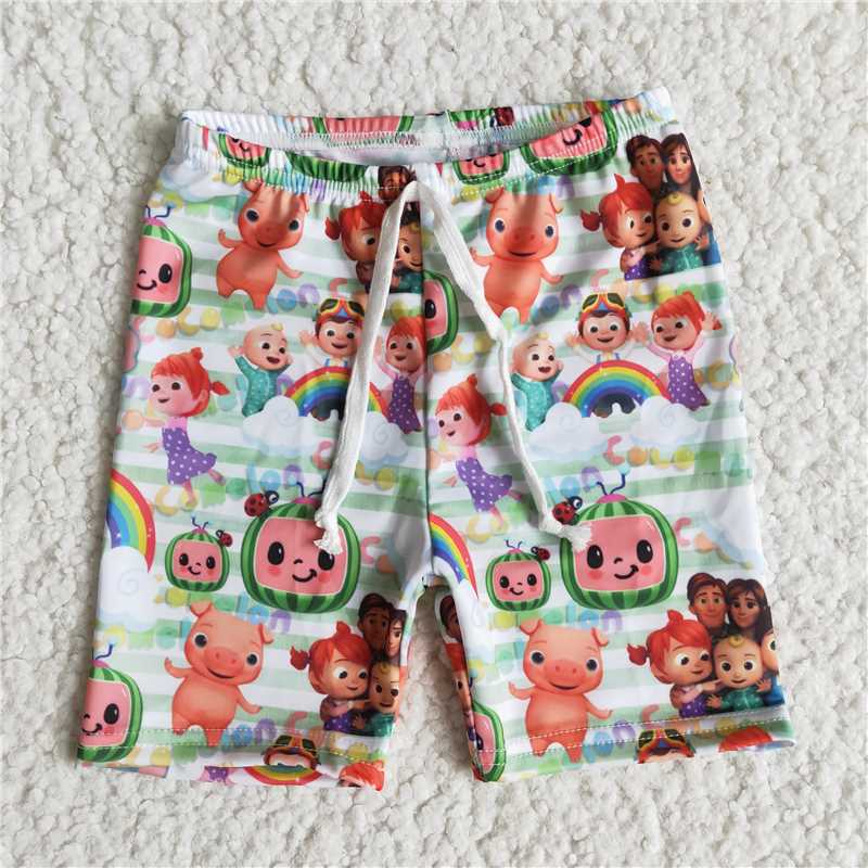 watermelon boys swim trunks match swimsuit