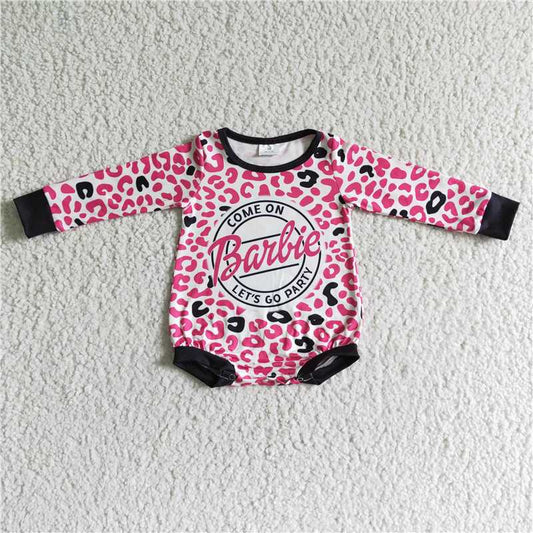 Barbie bubble long sleeve baby romper