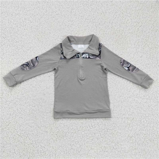 Dinosaur pullover boys long sleeve shirt kids tops