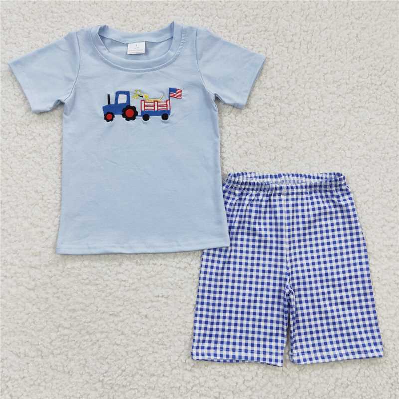 July 4th sibling suit girls match boy match romper