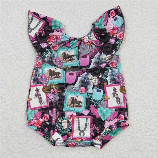 west baby bubbles girls rompers