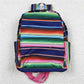 kids bags color stripes backpack