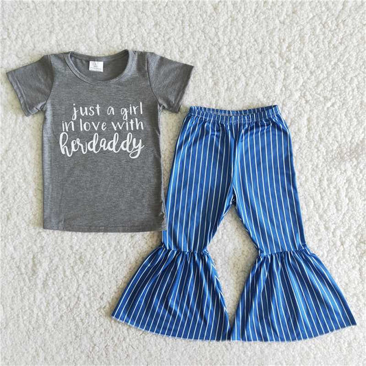 just a girl in love with her daddy shirt bell girls sets kids clothes