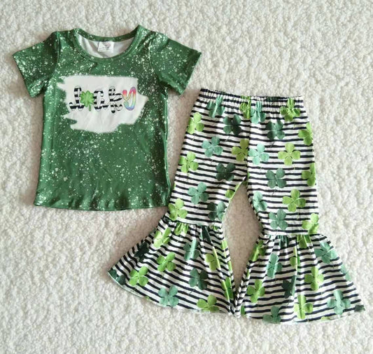 St. Patrick's Day clothes lucky girl outfits kids clothing