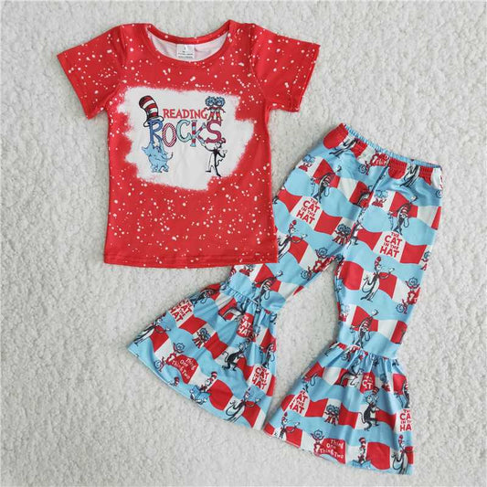 rocks dr.seuss shirt bell pants girls sets kids clothes