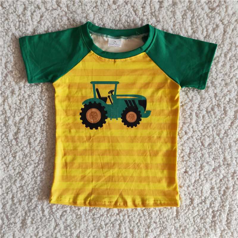 tractor boy short sleeve shirt