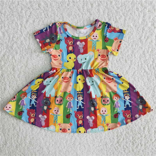 cocomelon BABY carton girls dress kids skirt