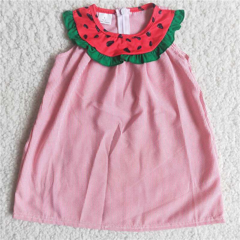 watermelon BABY KID carton girls dress summer skirt