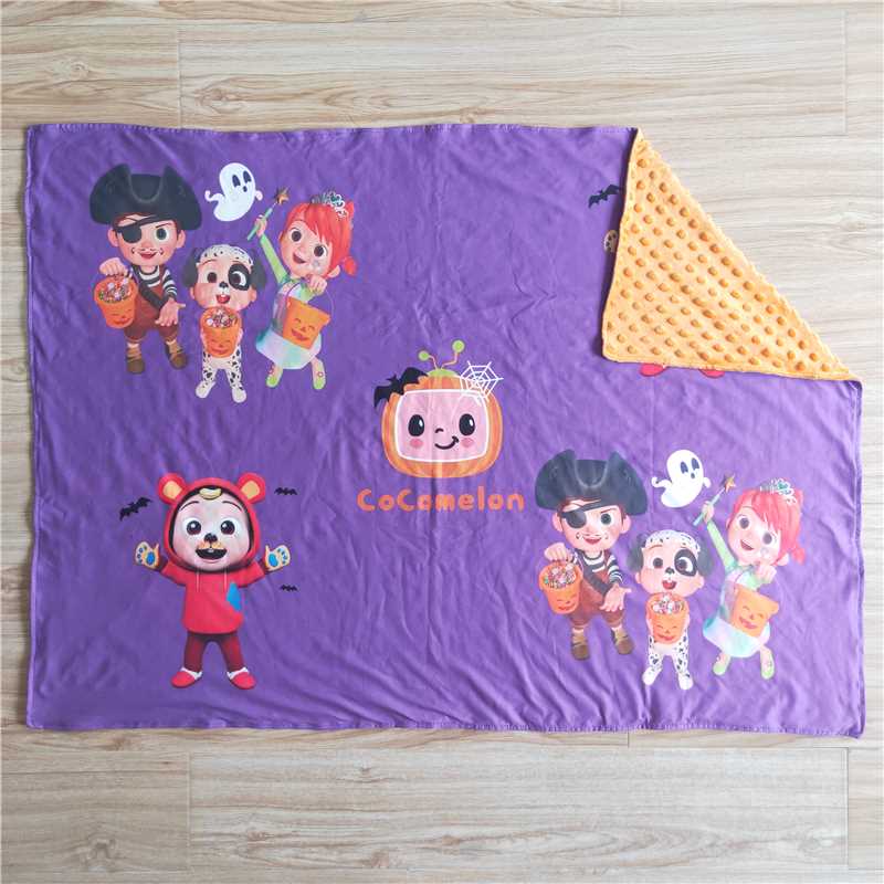 Halloween Kids blankets size 29X43 inches SOFT milk silk and cotton