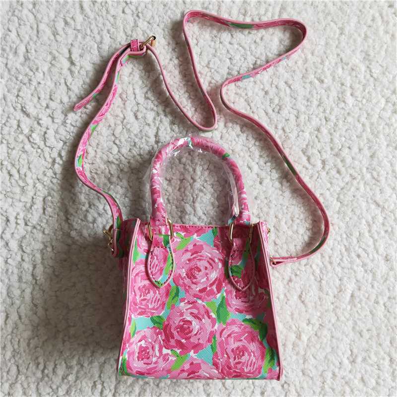 flower bags snap button kids girls Shoulder Bags portable