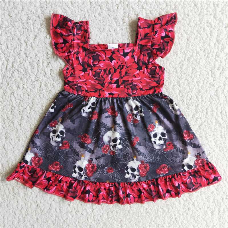 halloween BABY KID carton girls dress summer skirt