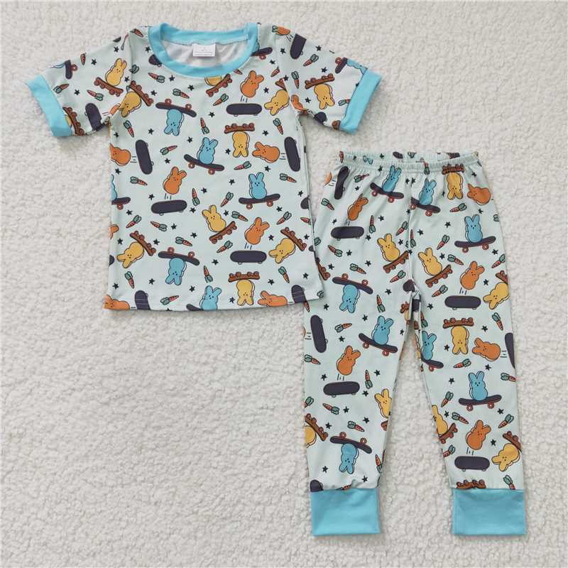 easter bunny pajamas boys outfits kids clothes