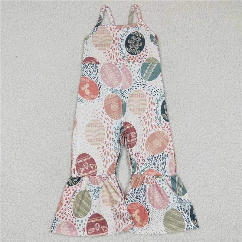 eggs easter girls jumpsuits kids romper