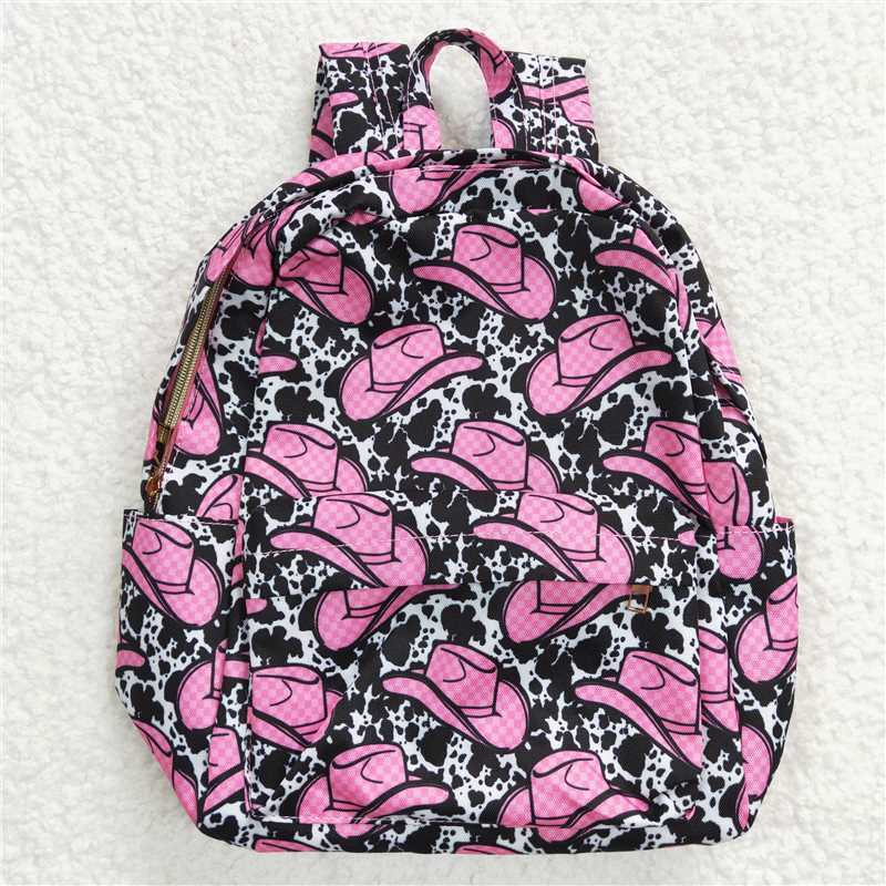 kids bags west hat cow backpack