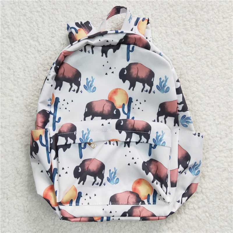 kids bags cow backpack