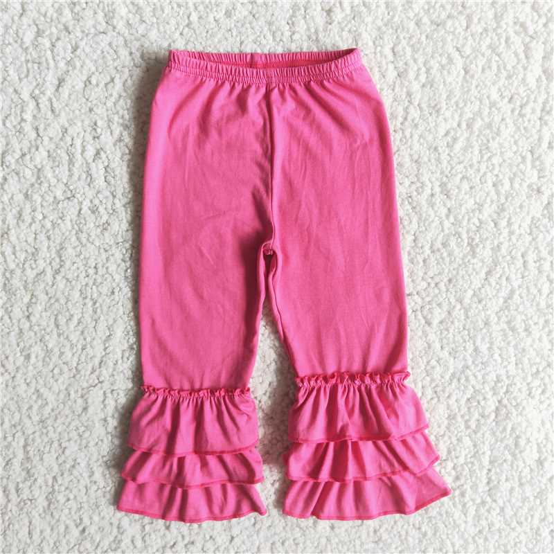 ruffles pants girls trousers cotton