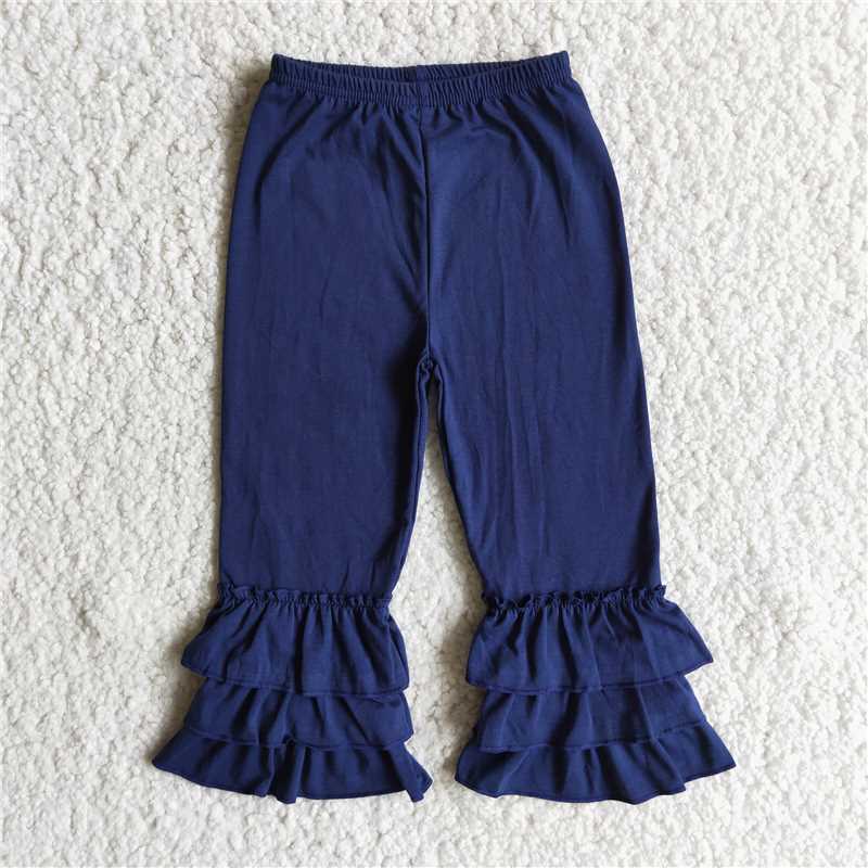 ruffles pants girls trousers cotton