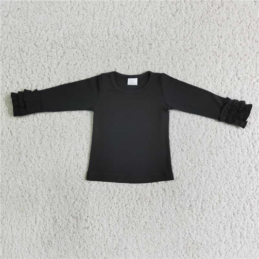 black girls long sleeve shirt fall cotton top