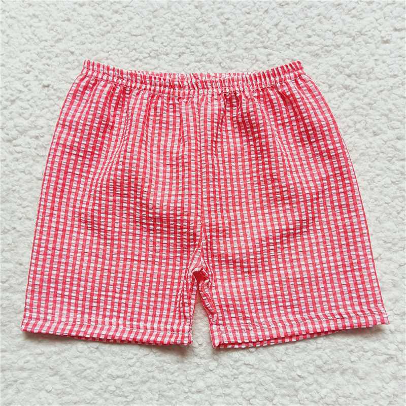 seersucker boys shorts summer kids clothes