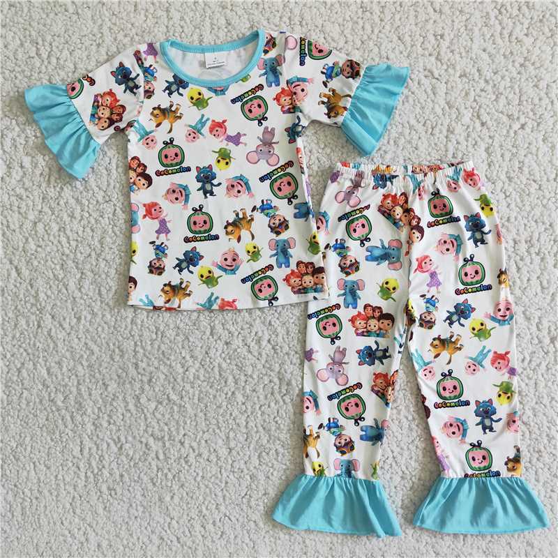 fall winter boys match girl outfits pajamas sets