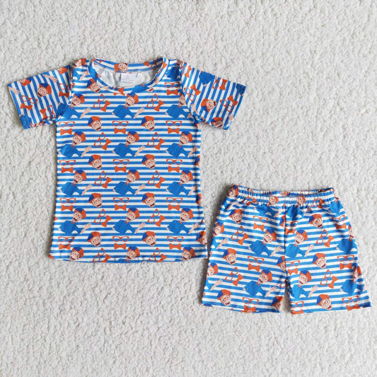 summer boy's pajamas sets