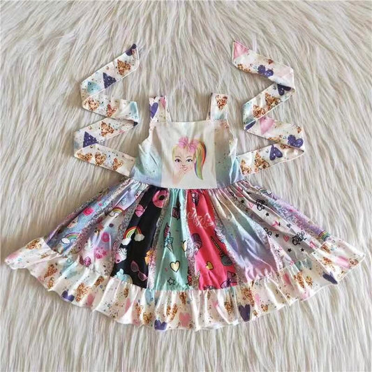 panel skirt girls dress