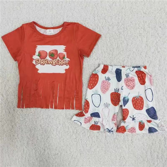 strawberry summer girl's sets