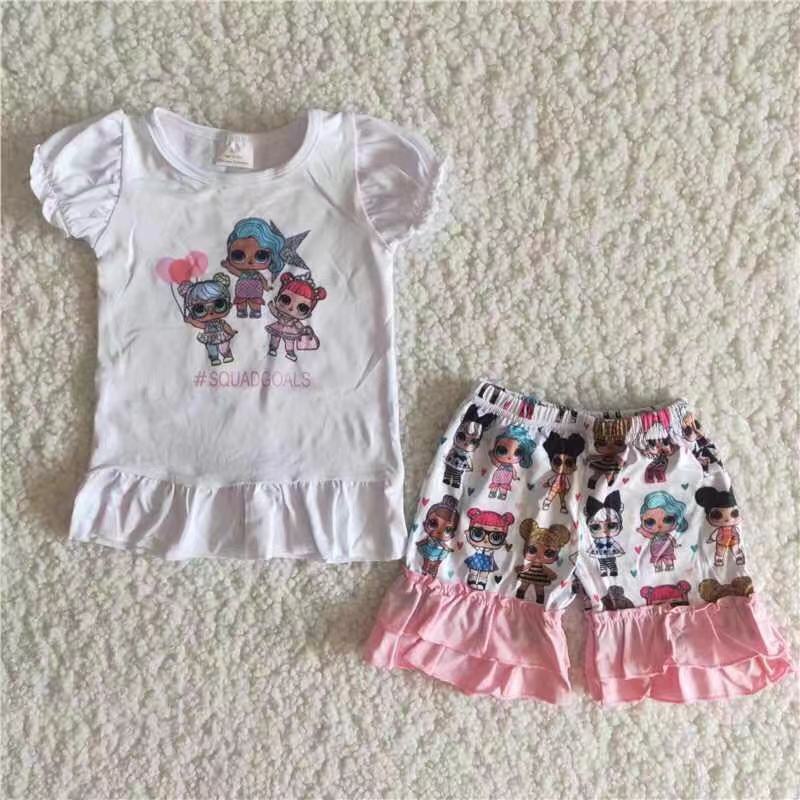 cartoon summer girl's sets