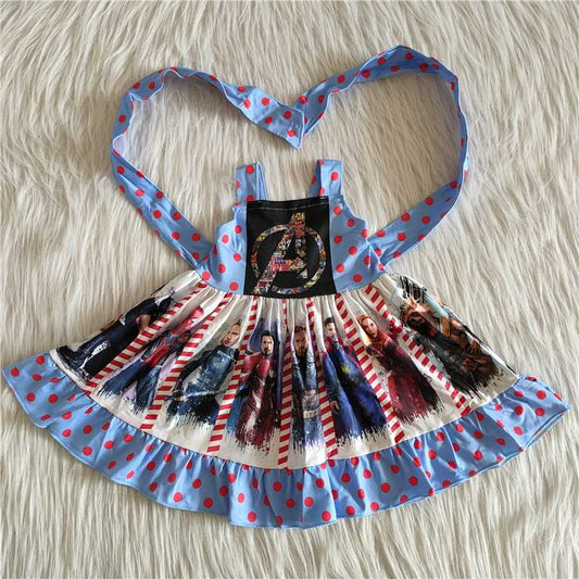 The Avengers dress girl skirt with ties