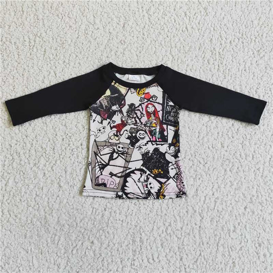 halloween boys long sleeve shirt cute tops