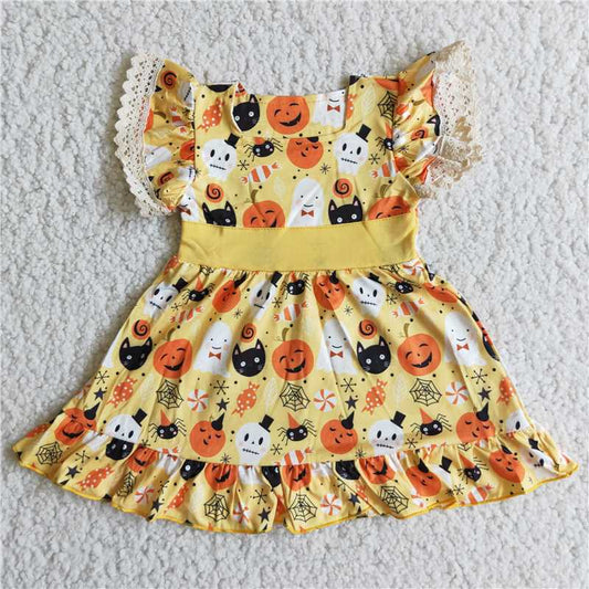 halloween girls dress summer skirt