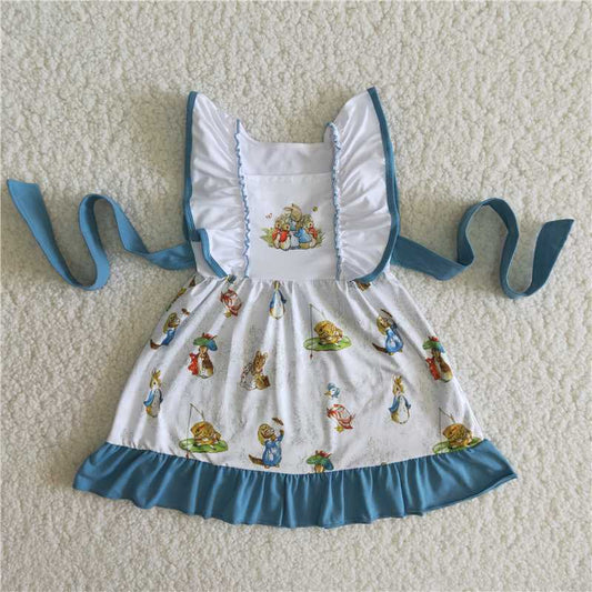 bunny girls dress rabbit easter skirt