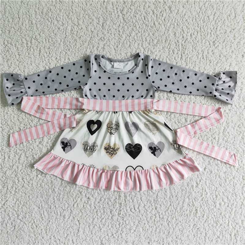 LOVE heart dress Valentine's Day Girls Dresses