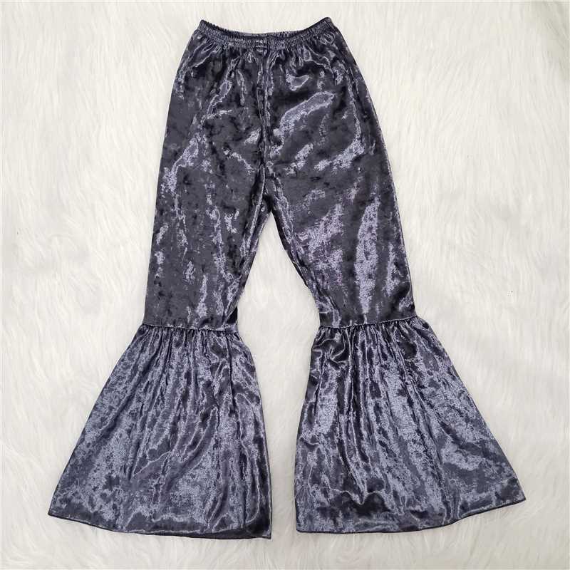 velvet bell pants girls trousers