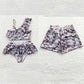 camo girls swimsuit match boy trunks bathing suit