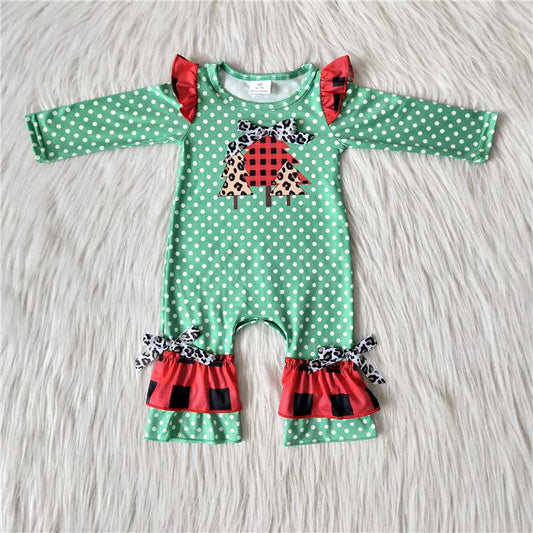 christmas tree cute baby rompers Christmas