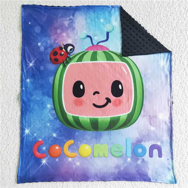 Watermelon Kids blankets size 29X43 inches SOFT milk silk and cotton