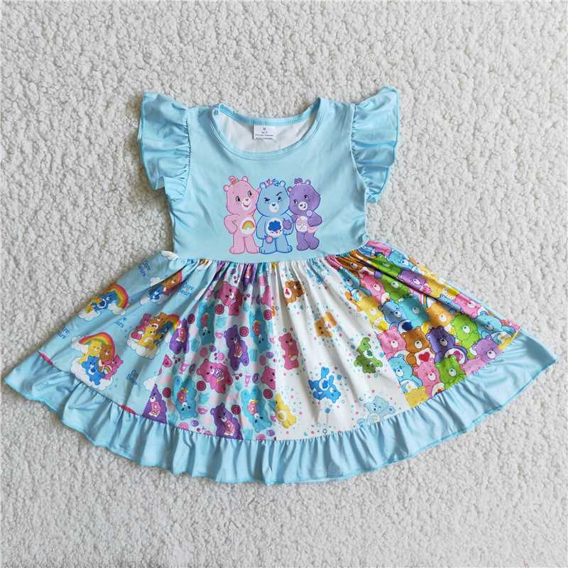 carton girls dress summer skirt