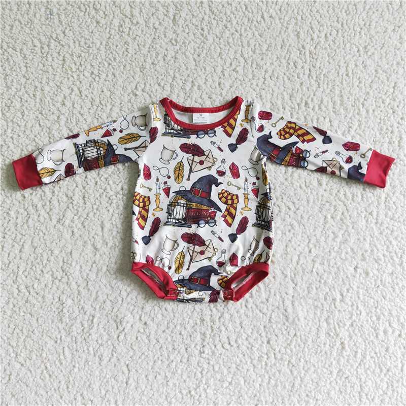 harry potter bubble long sleeve baby romper