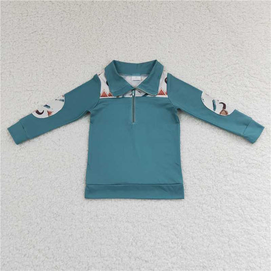 pullover boys long sleeve shirt fall spring tops