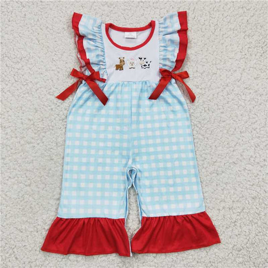 farm girls jumpsuit baby rompers