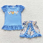 embroidery chicken kids outfits match baby rompers