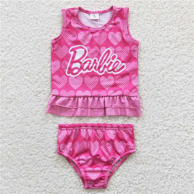 Barbie girls swimsuit summer bathing suit