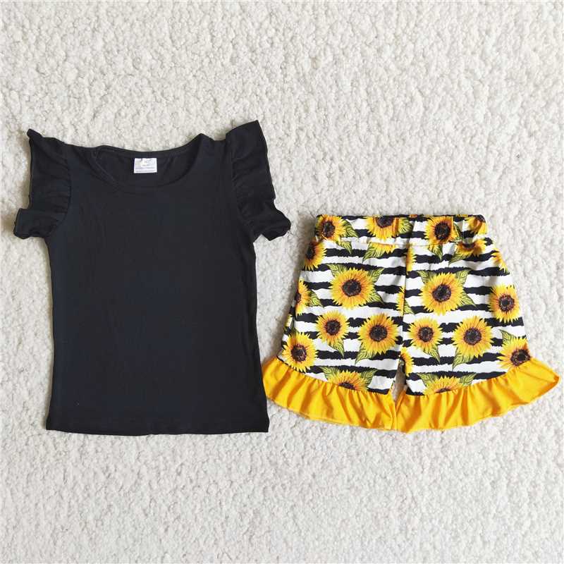 sunflower summer girls sets