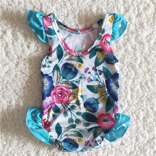 flower girls swimsuit summer bathing suit